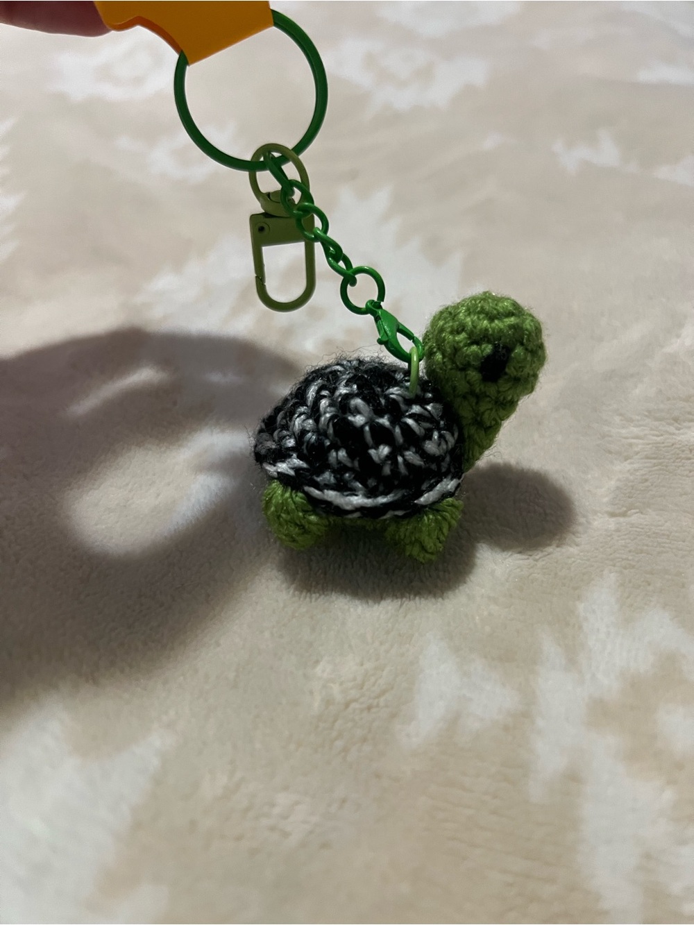 Crocheted Turtle Keychain 🐢 - Picture 5 of 6